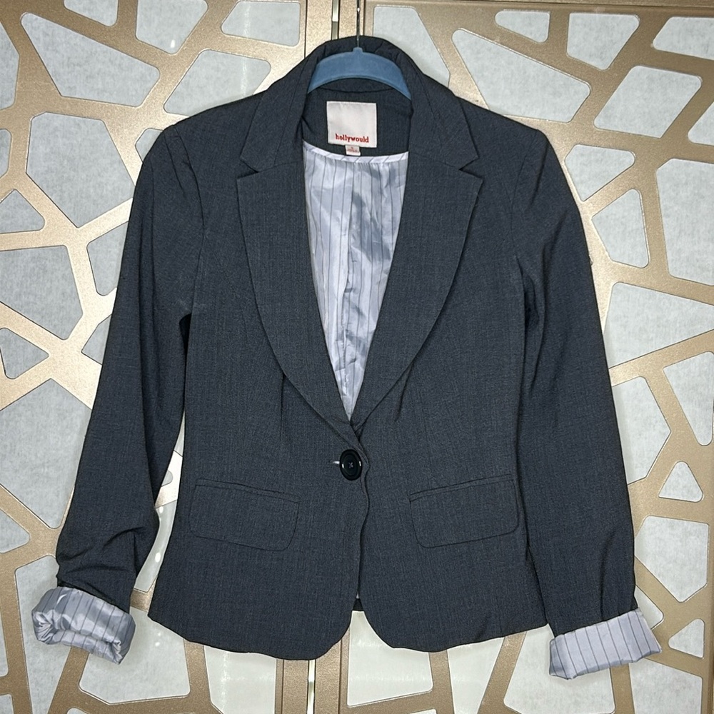 Hollywould One Button Blazer Jacket - image 1